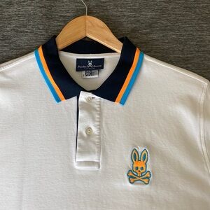 Men’s Psycho Bunny Polo Size 7 (XL) in white